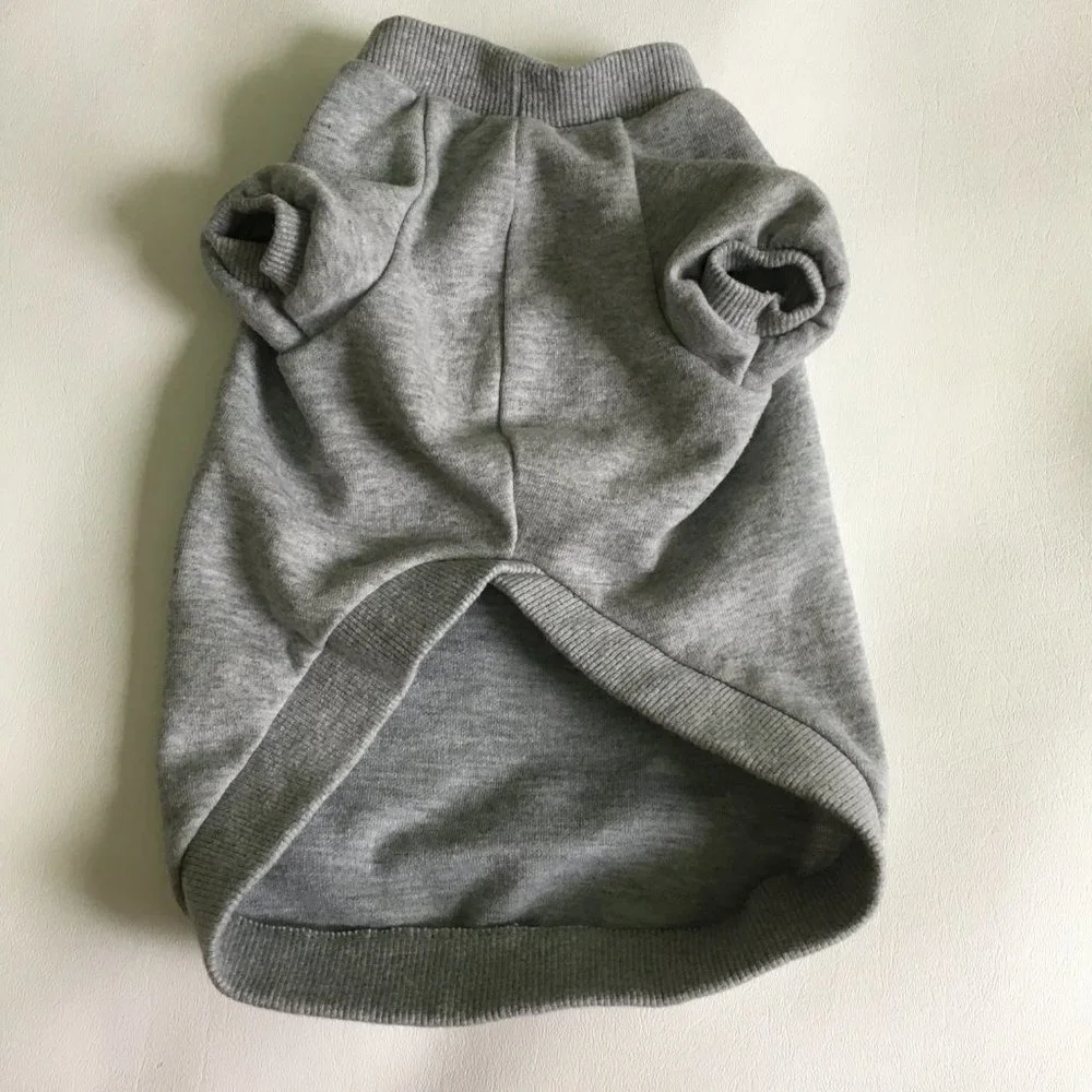 Dog Clothes Disney Minion Character Gray Sweat Short Sleeve Size Large